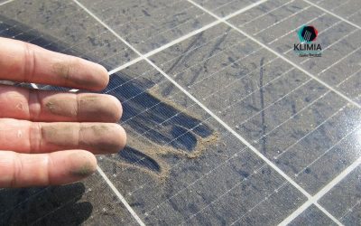 La calima reduce el rendimiento de las placas solares